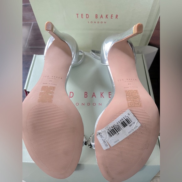 BNIB TED BAKER SILVER HEELS - Picture 4 of 8